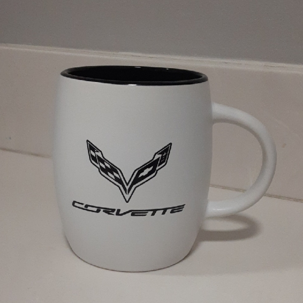 Black And White Corvette Mug.